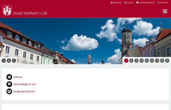 Stadt Weilheim Online