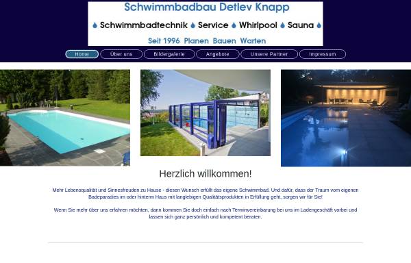 Vorschau von www.knapps-poolshop.de, Schwimmbadbau Detlev Knapp