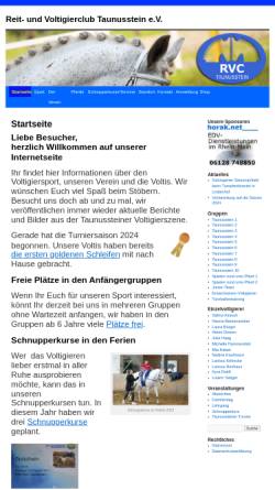 Vorschau der mobilen Webseite www.rvctaunusstein.de, Reit- und Voltigierclub Taunusstein