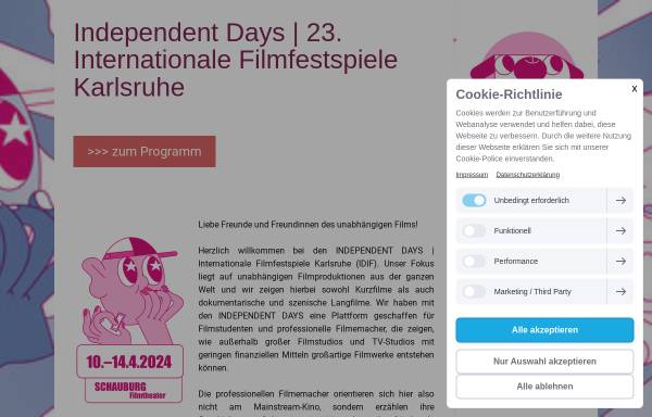 Vorschau von independentdays.de, Independent Days