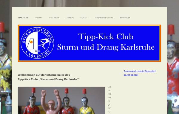 Vorschau von www.sturmdrang.de, Sturm und Drang Karlsruhe
