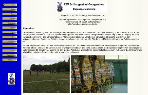 TSV Schlangenbad-Georgenborn - Abteilung Bogenschießen