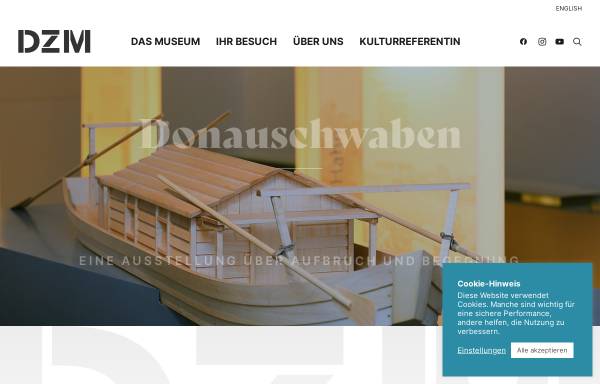 Vorschau von www.dzm-museum.de, Donauschwäbisches Zentralmuseum