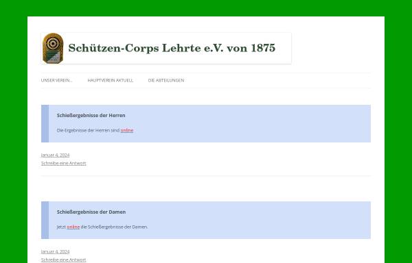 Vorschau von schuetzen-corps-lehrte.de, Bogensportabteilung Schützen-Corps Lehrte von 1875