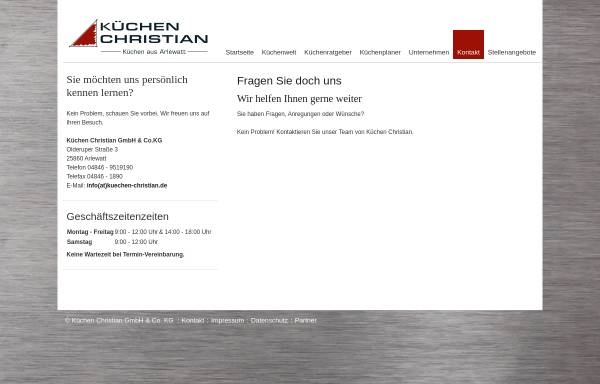 Vorschau von www.kuechen-christian.de, Küchen Christian