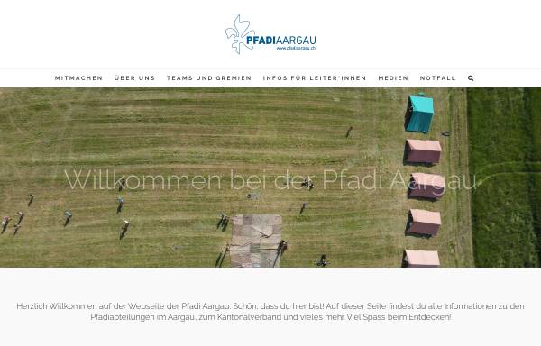Vorschau von www.pfadiaargau.ch, Kantonalverband Pfadi Aargau