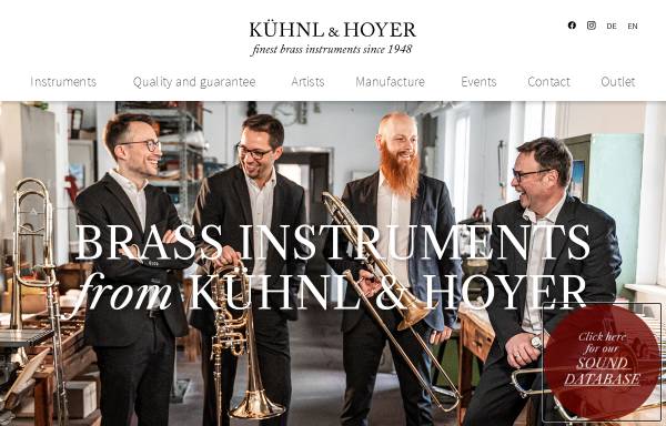 Vorschau von www.kuehnl-hoyer.de, Kühnl & Hoyer Musikinstrumentenfabrik GmbH