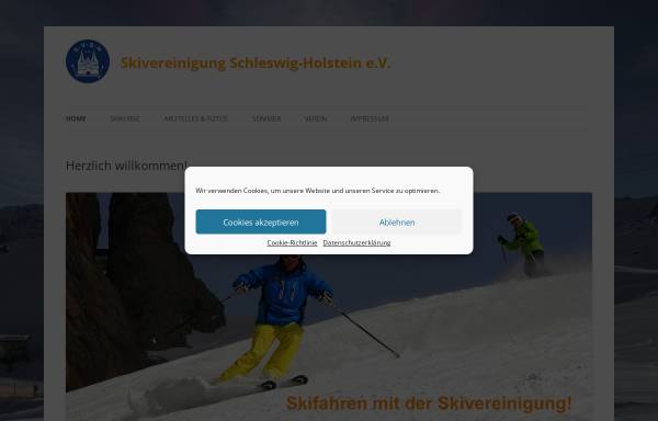Vorschau von www.skivereinigung.de, Skivereinigung Schleswig-Holstein e.V.