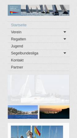 Vorschau der mobilen Webseite www.asvw.de, Akademischer Seglerverein Warnemünde e.V.