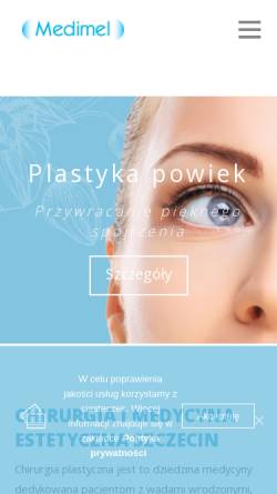 Vorschau der mobilen Webseite chirurgia-szczecin.pl, Medimel