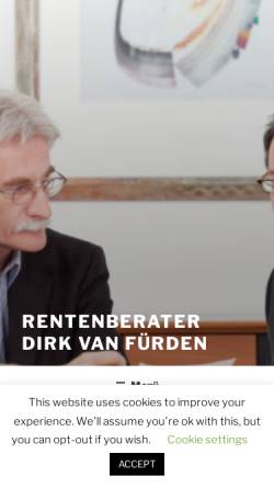 Vorschau der mobilen Webseite rentenberatung-koeln.de, Dirk van Fürden, Rentenberatung