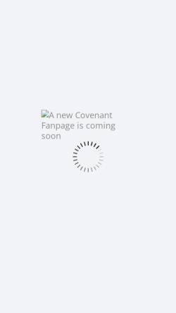 Vorschau der mobilen Webseite www.covenant.de, Convenant.de - Fan Page