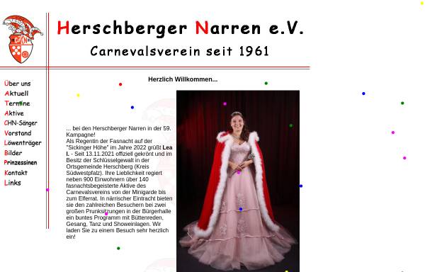 Vorschau von www.herschberger-narren.de, Carnevalsverein Herschberger Narren e.V.