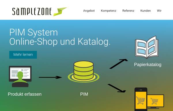 Vorschau von www.samplezone.ch, SampleZone Gmbh