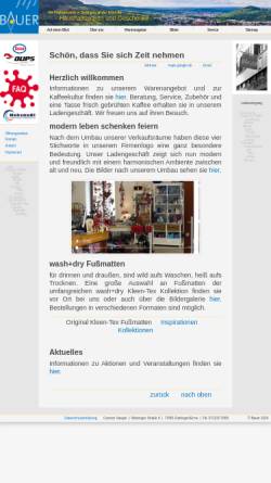 Vorschau der mobilen Webseite www.hg-bauer.de, Bauer
