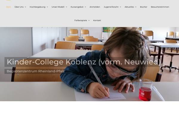 Vorschau von www.kinder-college.de, Kinder-College e.V.
