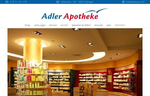 Vorschau von www.adlerapo.info, Adler Apotheke