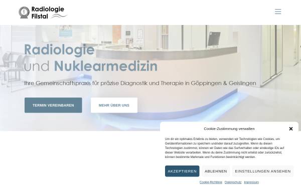 Vorschau von www.radiologie-gp.de, Radiologisch-Nuklearmedizinische Gemeinschaftspraxis Göppingen