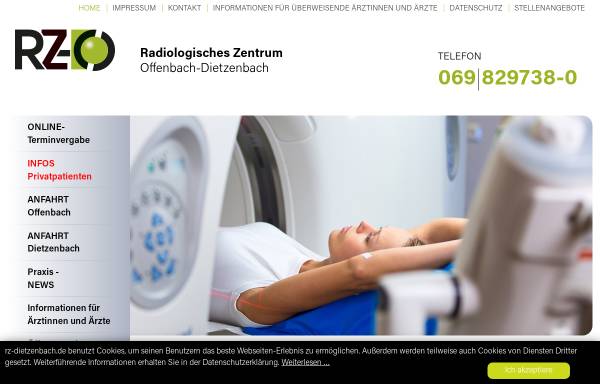 Vorschau von www.rz-o.de, Radiologisches Zentrum Offenbach