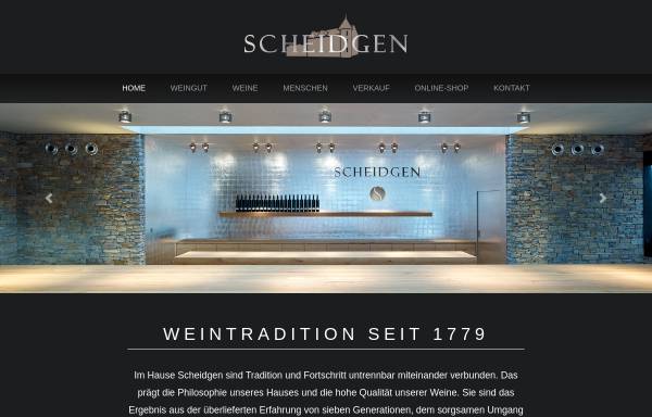 Vorschau von www.weingut-scheidgen.de, Weingut Scheidgen