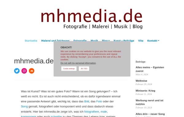 Vorschau von mhmedia.de, Markus Hansen Fotografie