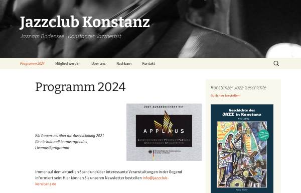Vorschau von www.jazzclub-konstanz.de, Jazzclub Konstanz