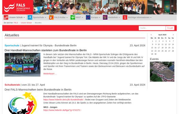 Vorschau von www.fals.de, Kanu-AG der Friedrich-Albert-Lange-Schule