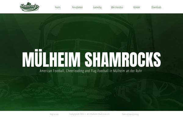 Vorschau von muelheim-shamrocks.de, Damen American Football