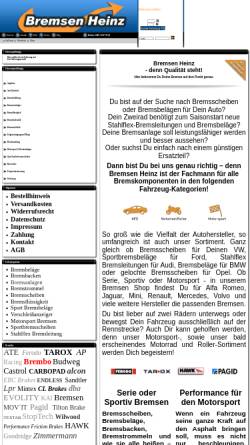 Vorschau der mobilen Webseite www.bremsen-heinz.de, Bremsen-Heinz