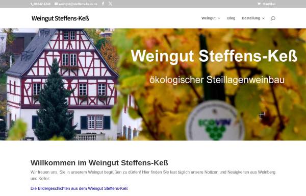 Vorschau von www.steffens-kess.de, Weingut Steffens-Keß