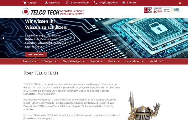 Vorschau von www.liss.de, TELCO TECH GmbH
