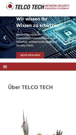 Vorschau der mobilen Webseite www.liss.de, TELCO TECH GmbH