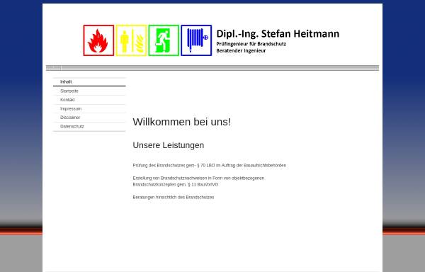 Vorschau von www.heitmann-brandschutz.de, Heitmann, Stefan