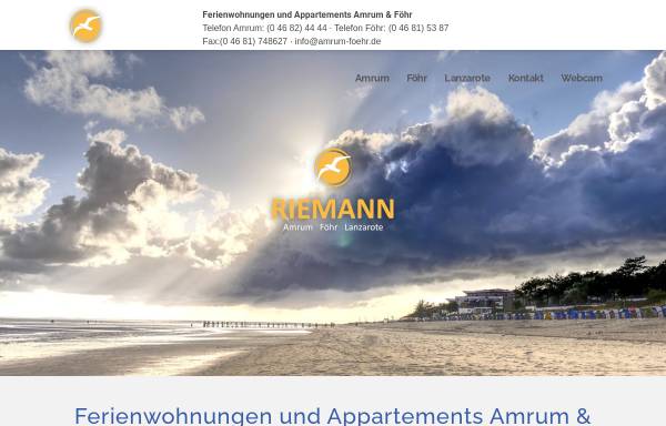 Vorschau von www.amrum-foehr.de, Hus Waterkant