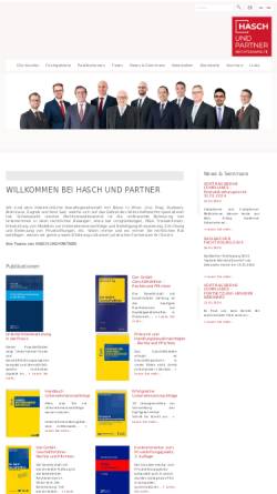 Vorschau der mobilen Webseite www.hasch.eu, Rechtsanwälte Hasch & Partner, in Linz, Wien, Graz, Prag und Budweis