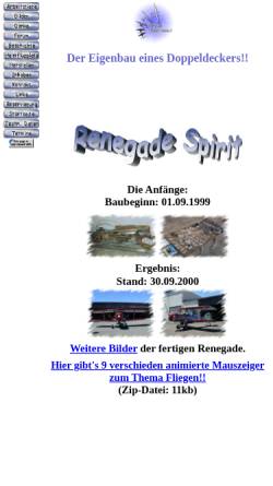 Vorschau der mobilen Webseite www.renegadespirit.de, Renegade Spirit