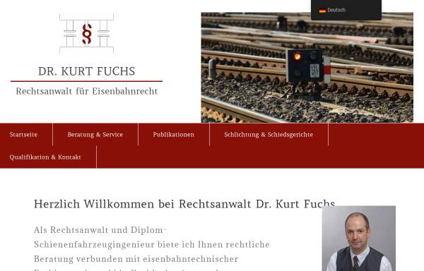 Vorschau von www.eisenbahnrecht.biz, Fuchs Kurt