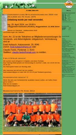 Vorschau der mobilen Webseite www.fckuma.ch, FC Kummler & Matter 1975