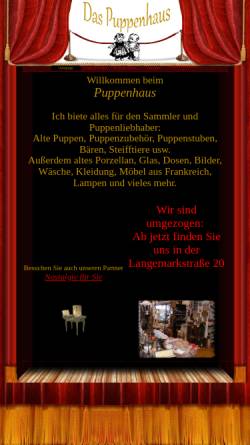 Vorschau der mobilen Webseite www.das-puppenhaus.de, Das Puppenhaus