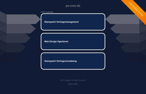 Vorschau von www.pn-cms.de, PostNuke CMS