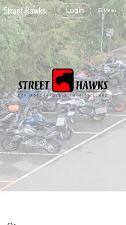 Vorschau der mobilen Webseite www.street-hawks.ch, Street-Hawks