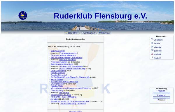 Vorschau von www.ruderklub-flensburg.de, Ruderklub Flensburg e.V.