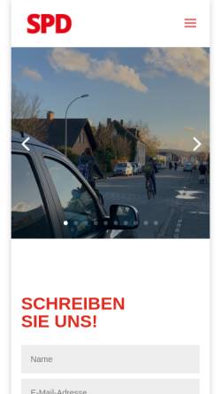 Vorschau der mobilen Webseite www.spd-haltern-am-see.de, SPD-Stadtverband Haltern am See