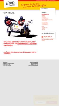 Vorschau der mobilen Webseite www.hu-sidecars.de, Horst Ullrich Enduro- und Fernreisegespanne