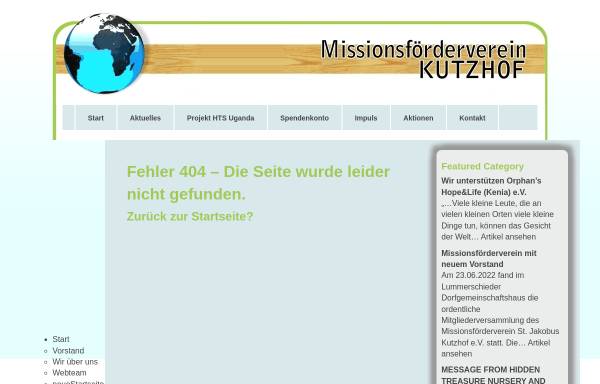 Missionsförderverein Kutzhof