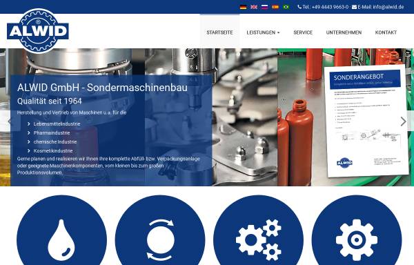 Vorschau von www.alwid.de, ALWID Sondermaschinenbau GmbH