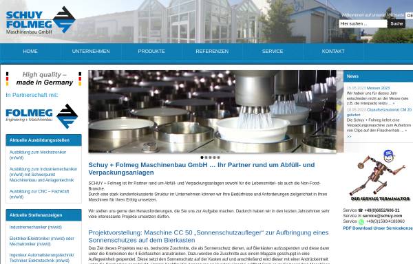Vorschau von schuy.com, Hans Schuy GmbH