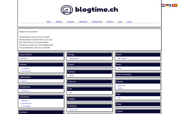 Vorschau von blogtime.ch, Blogtime