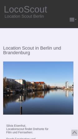 Vorschau der mobilen Webseite www.locoscout.de, Locoscout Fotoimpressionen Berlin
