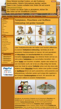 Vorschau der mobilen Webseite www.designbaeren.de, Teddy & More